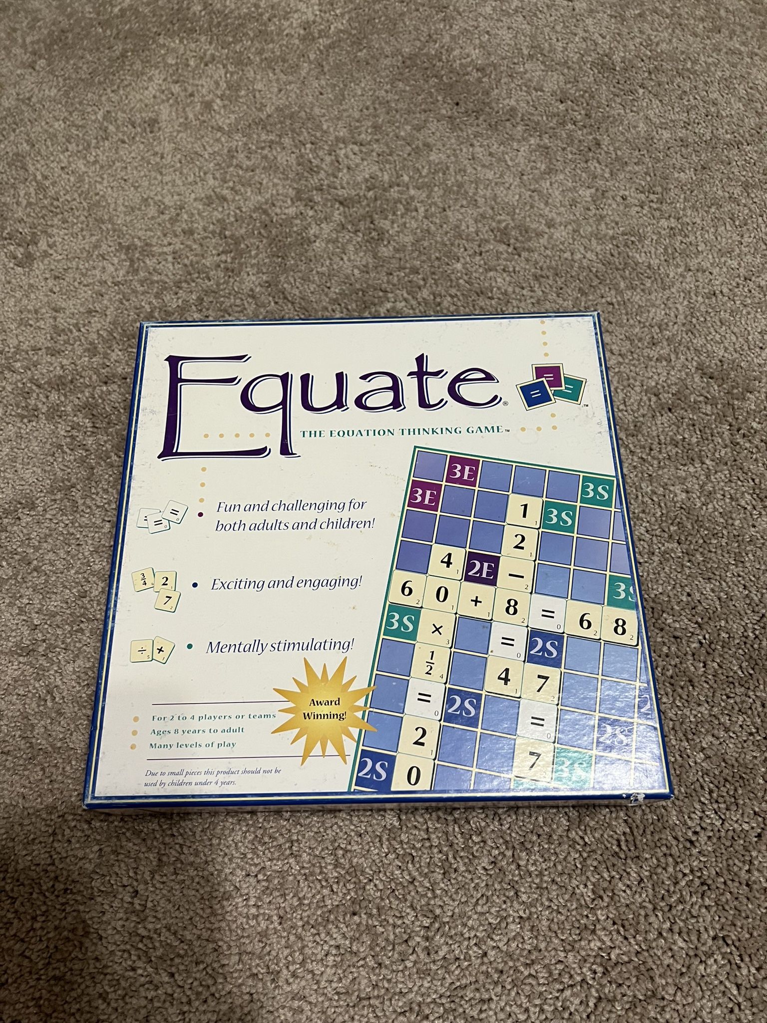 80% Off - Equate Math Board Game