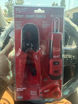 Milwaukee RATCHETING MODULAR CRIMPER 8 STRIPPER 