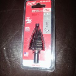Brand New Milwaukee Step Bit #12