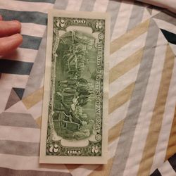Rare Two Dollar Bill From 2013 