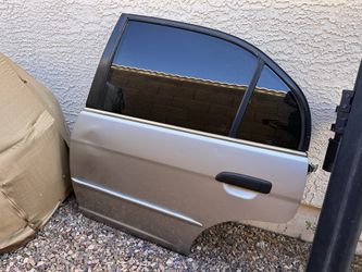 2001 Honda Civic Rear Driver Door Sedan
