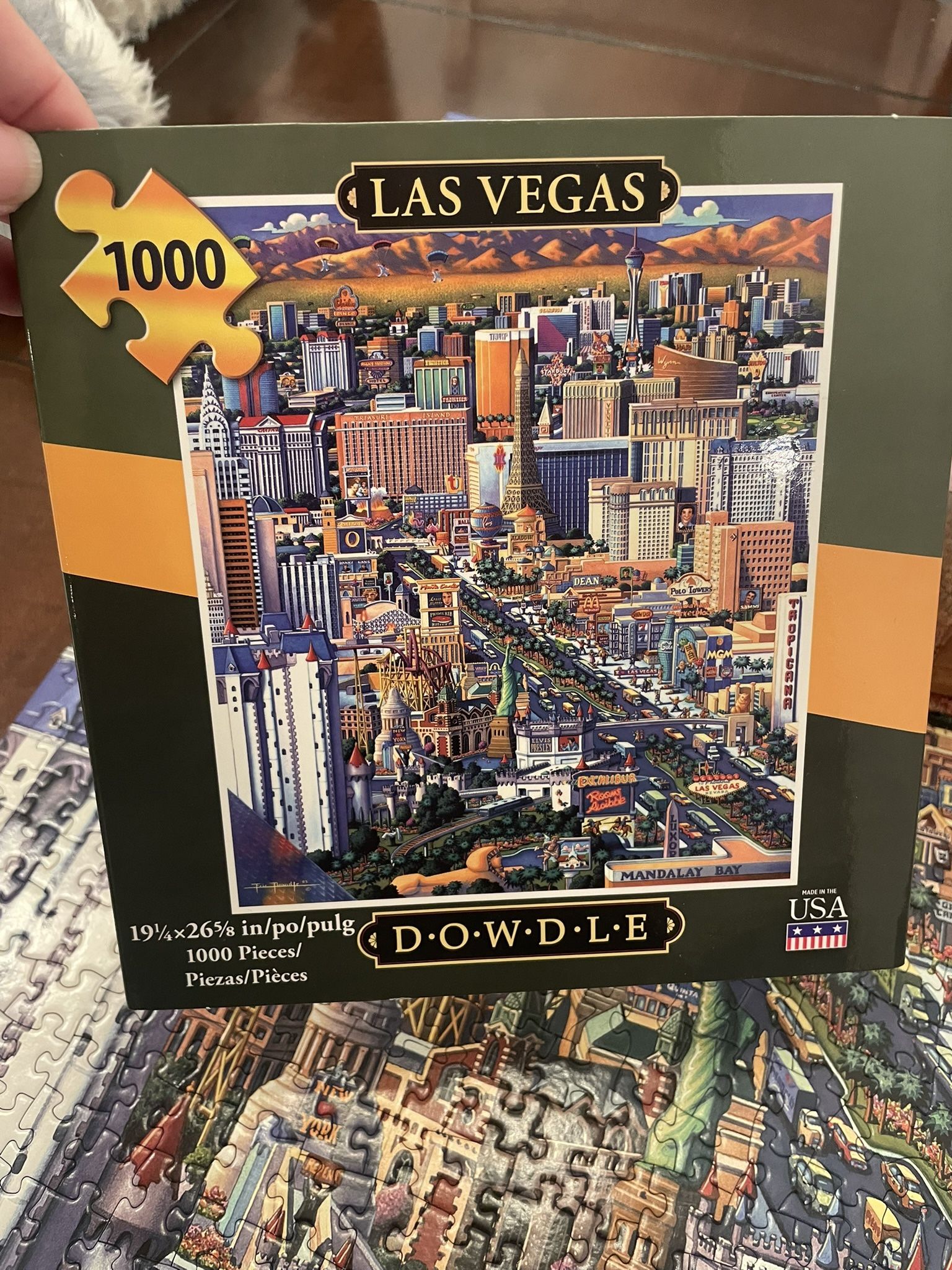 Jigsaw Puzzle- Las Vegas (Dowdle)- 1,000 Pieces