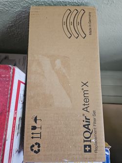 IQAir Atem X Replacement Filter Set Of x3