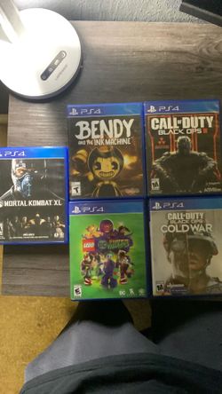 PS4 disc games  5 dollars each