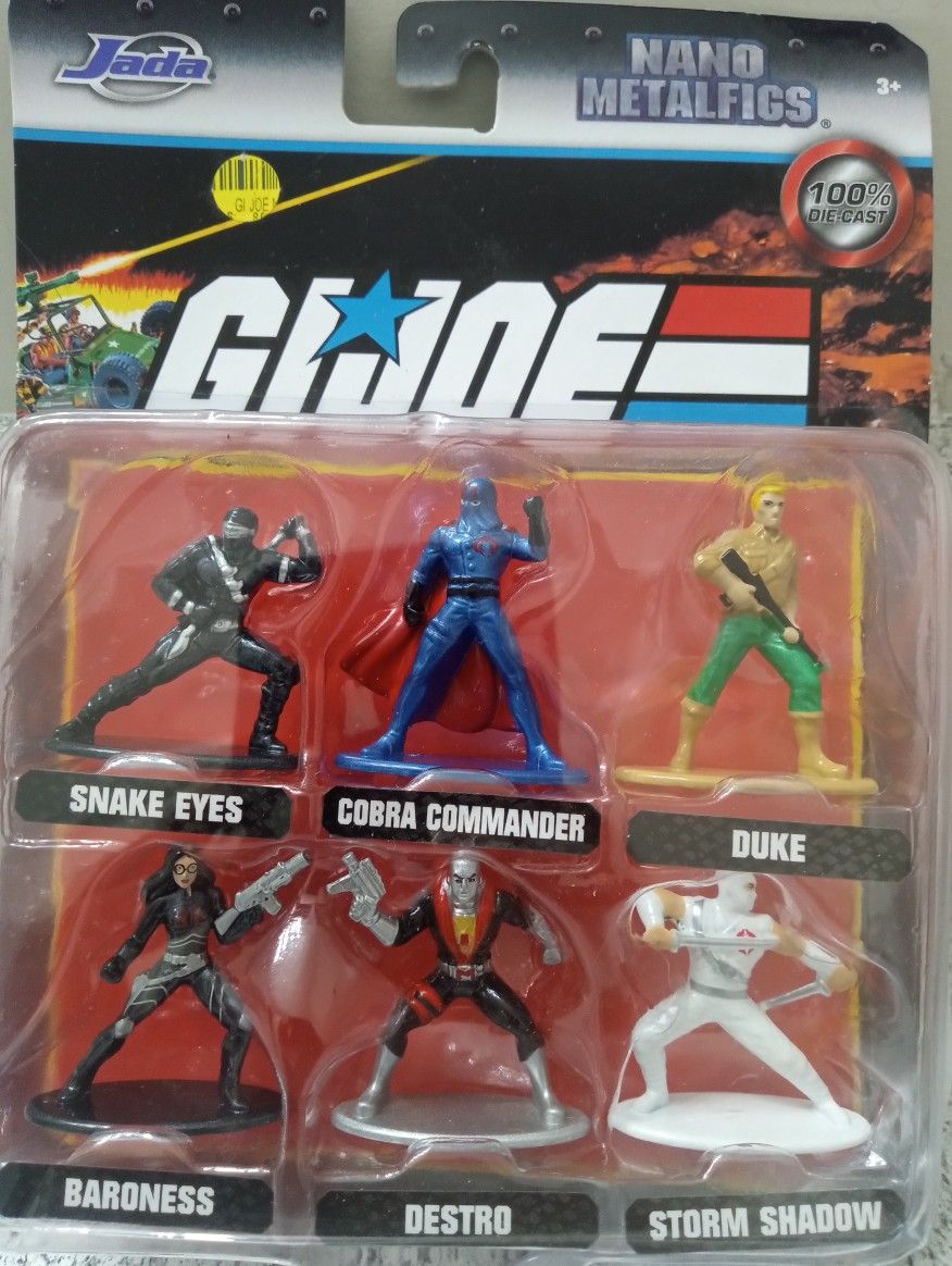G.I Joe Metals Figures Sealed