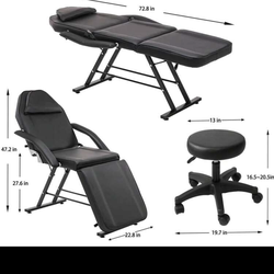 Brand new-Massage table with chair