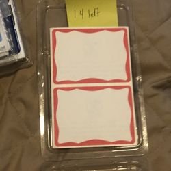 Self-adhesive Permanent Name Badge 14 Count