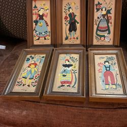 Margo Alexander Of California Set Of 6 Numbered Vintage Art 