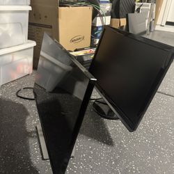 Two Dell moniters