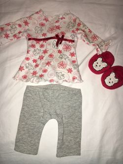 American Girl Doll Pajama Set