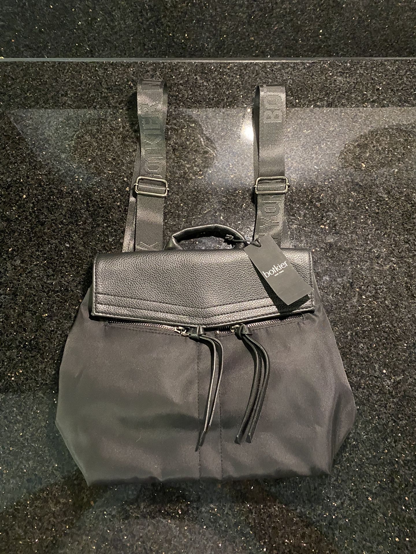 Botkier New York Mini Trigger Backpack Black