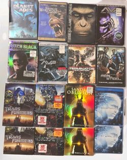 12 Movie DVD Blu-ray Lot Sci-Fi Action Horror Transformers Alien Predator
