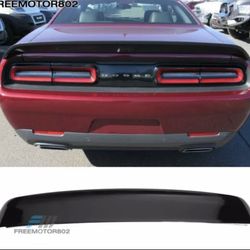 Fits 08-22 Dodge Challenger Hellcat Redeye Style ABS Gloss Black Trunk Spoiler