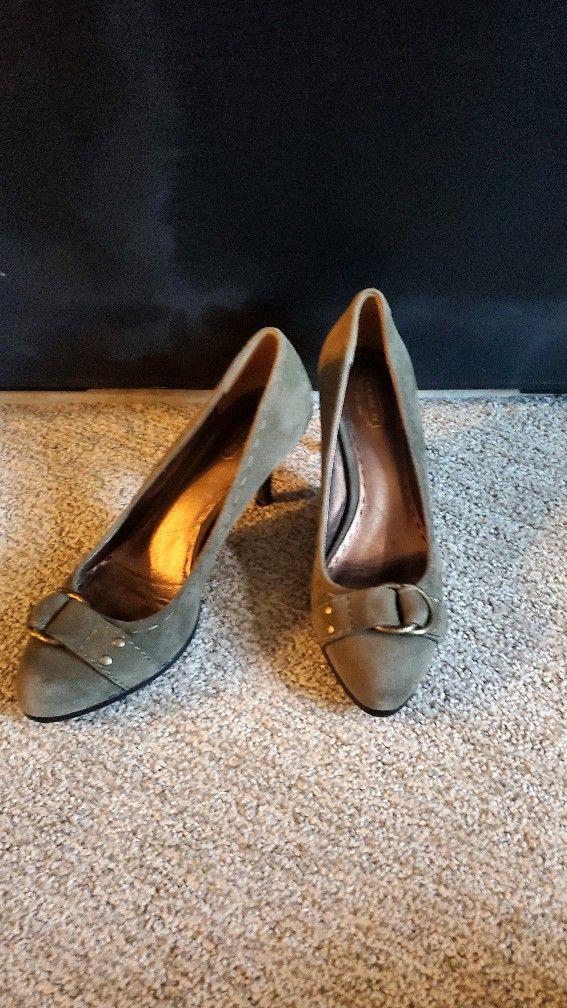 Coach - Green Low Heel