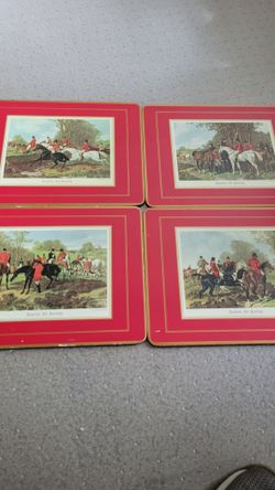Fox Hunt Dinner Placemats