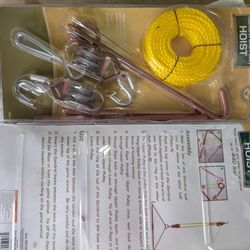 2 New Gambrel And Pulley Hoist Sets