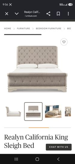 Realyn California King Sleigh Bed