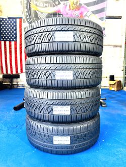 📍 4 Matching Used Tires 205/45ZR17 FALKEN ZIEX A/S DWS 205/45R17 USED TIRES SET 205 45 17