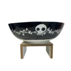 Nightmare Before Christmas Jack Skellington Serving Bowl Skull & Bones