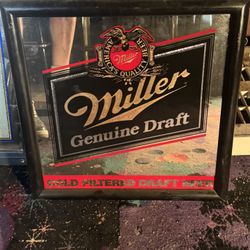 Miller Genuine Draft Mirror 