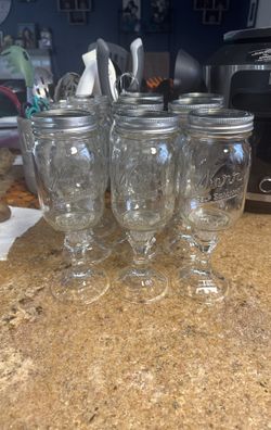 Mason Jar Vases/wine Cups