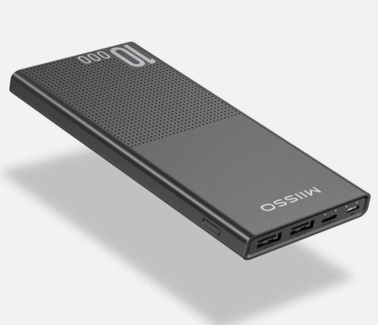 10000mAh Cell Phone External Battery Pack, Portable Phone Charger Power Bank 5V 3.1A Fast Charging Mobile Phone Charger Compatible with iPhone 6/6s/7/