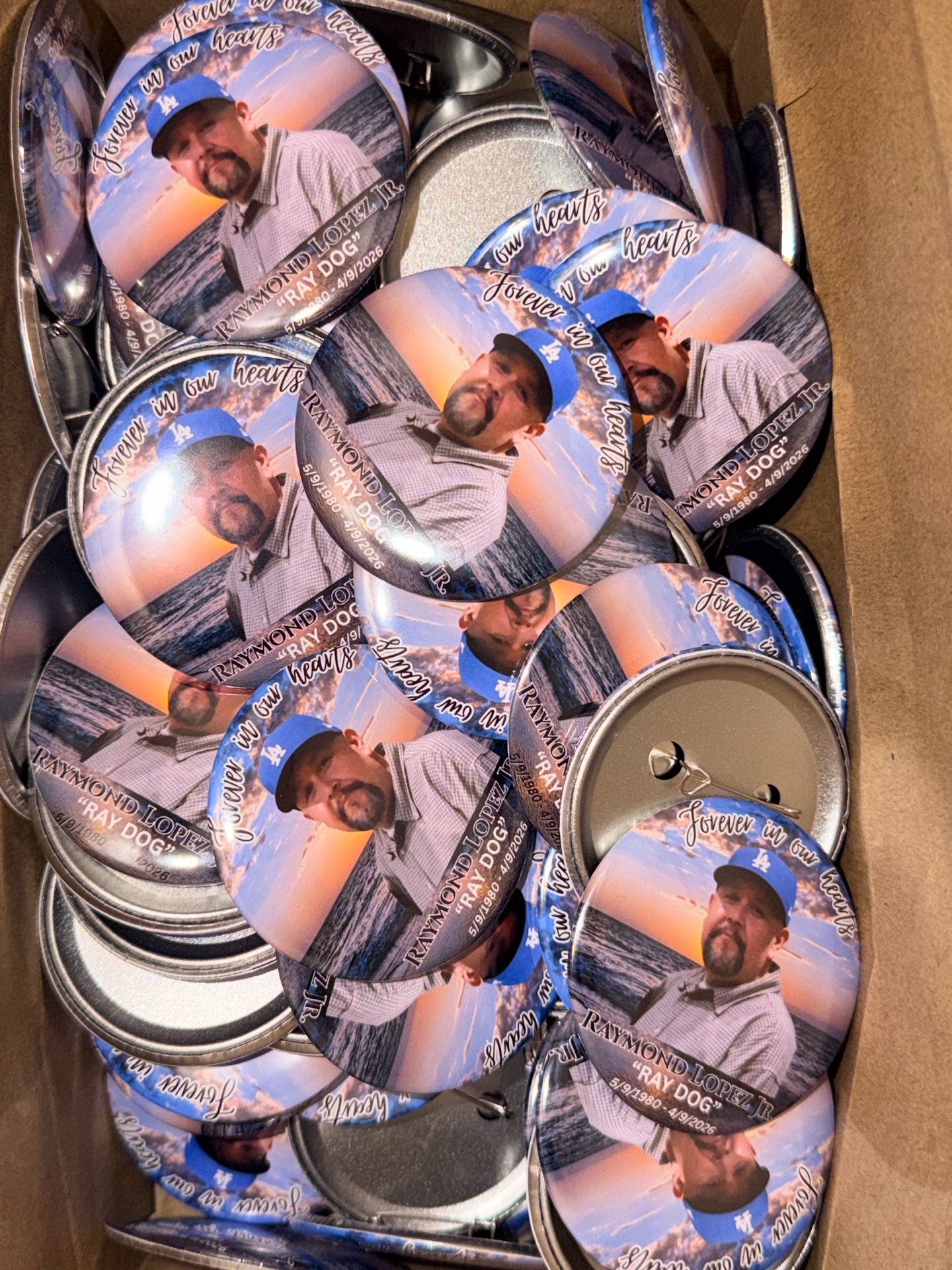 Custom made pins