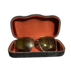 Gucci Aviator Mirrored Sunglasses 
