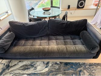 Article Sven Blue Velvet Sofa