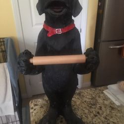 Dog Toilet Paper Holder 