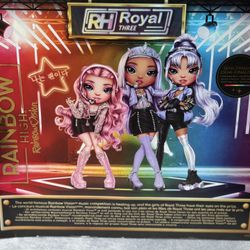   Rainbow High Royal Three Minnie Choi Doll NIB K-pop Rainbow Vision Series