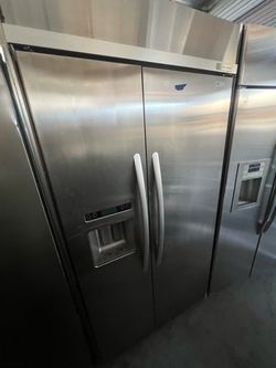 KitchenAid 42”Stainless Steel Side-by-Side Refrigerator