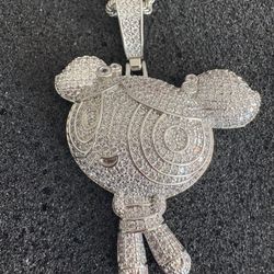 Micro Plating Power Puff Girl Necklace 