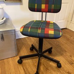 Vintage 90s ikea colorful desk computer chair OVE JUN #12044