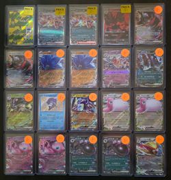 Pokemon lot (singles, halloween boosters, bulk, sleeves, boxes, etc)