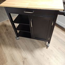 Butcher Block Kitchen Cart