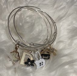 Blue & Silver Charm Set