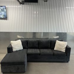Black L Couch
