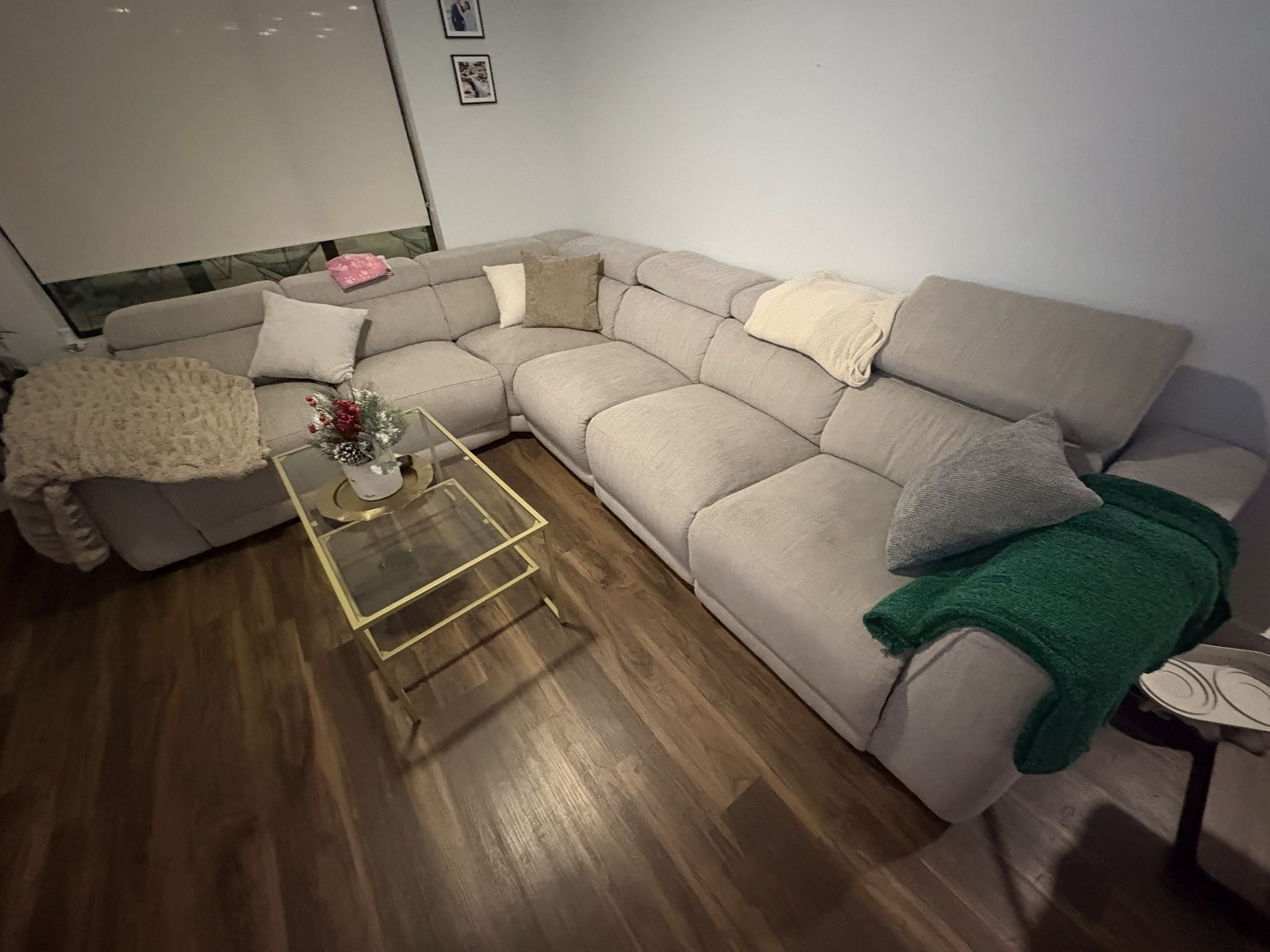 Sofa!!! With Recliner!!! 