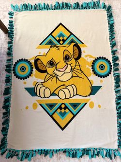 Lion King Tie Blanket