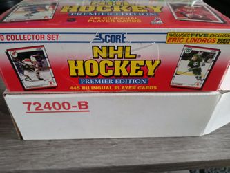 Vintage 1990 Sealed Hockey Set Score