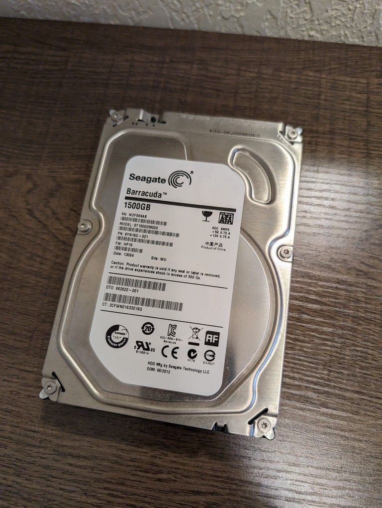 Desktop Hard Drive HDD 1.5Tb 3.5"