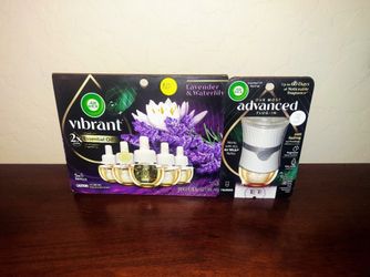 Airwick Vibrant Oil Refills 5 count with  Warmer Plug