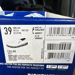Birkenstock 39 Suede Navy Callan Shoes 