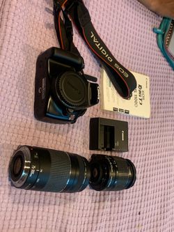 Canon t3 bundle !! With kit lens and 75-300mm 1:4 5-6 iii