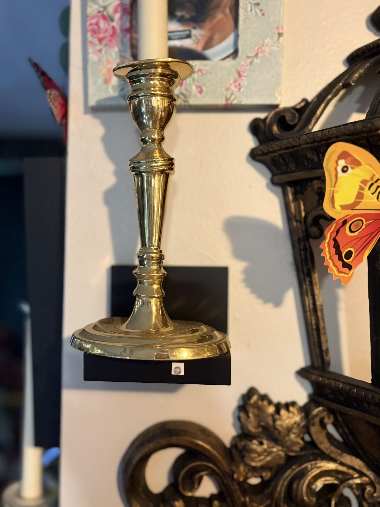 Brass Pillar Candle Stick Holder - $100