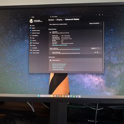 Asus 27” QHD 1440P 144HZ 1MS Gaming Monitor