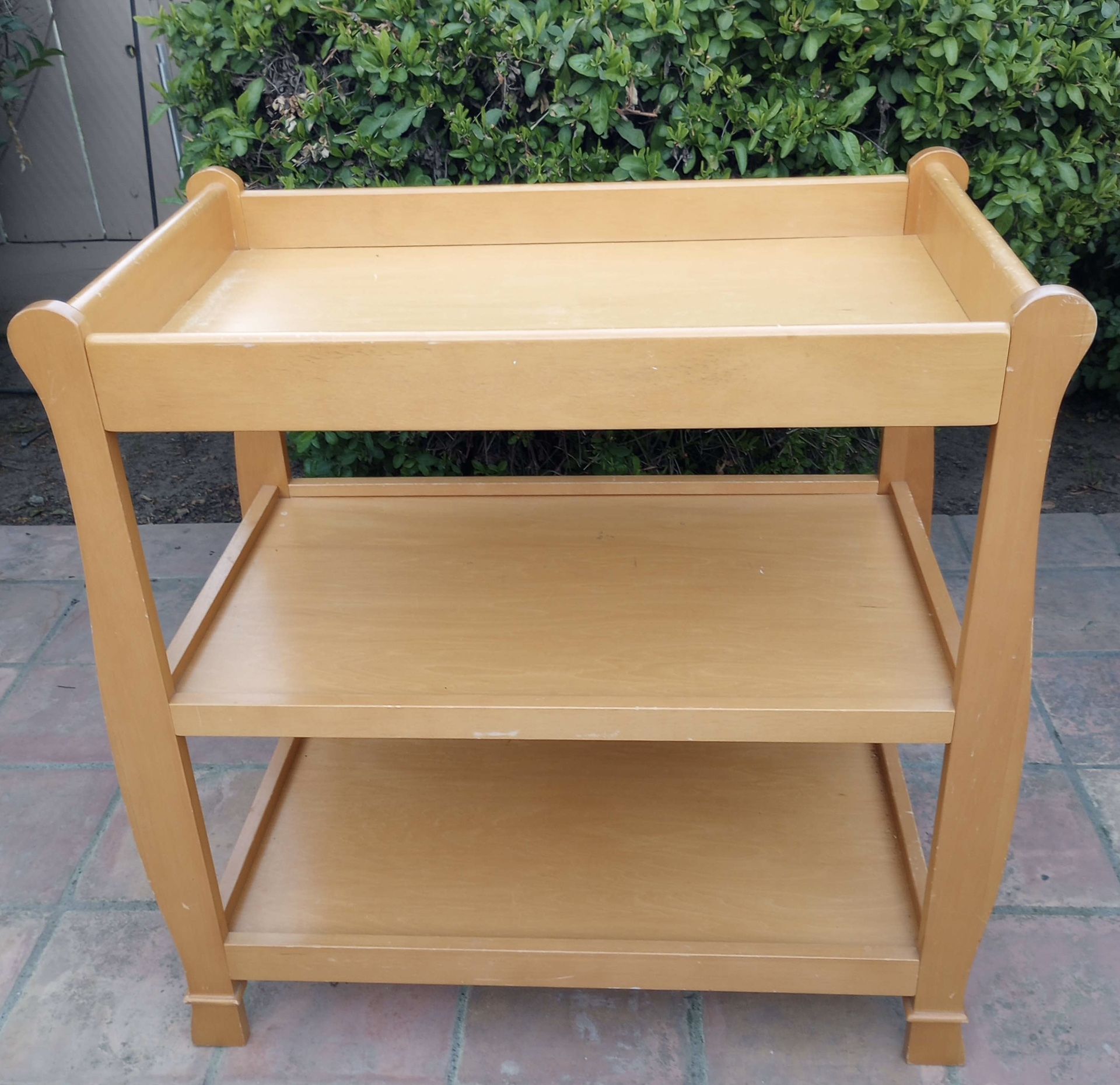 Solid wood, changing table nursery furniture