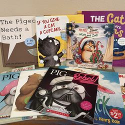 The Pigeon Needs A Bath Children Books Lot Of 10