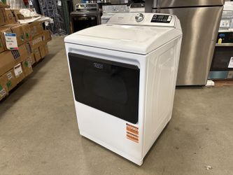 NEW! MAYTAG 7.4 Cu. Ft. Pet Pro Electric Dryer with Extra Power and Sanitize Cycles Model # MED7205RW0